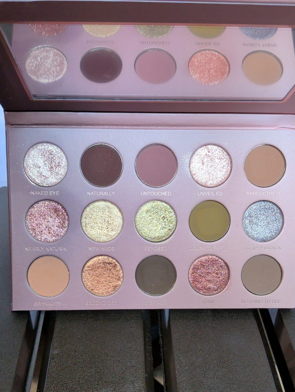 Glaminatrix Nearly Natural Eyeshadow Palette - Pink, Brown & Gold Tones